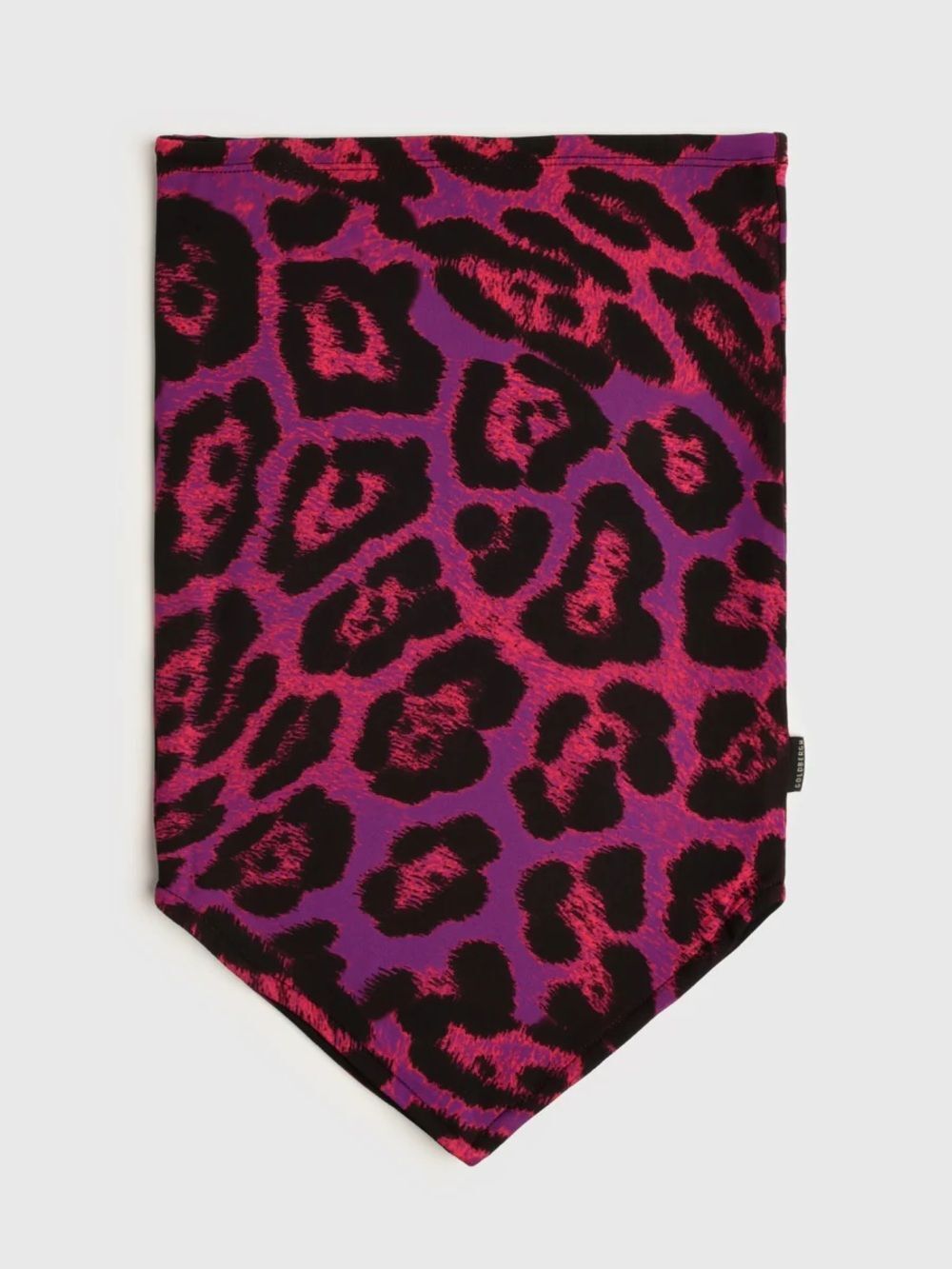 Goldbergh GIULIETTA OCELOT neckwarmer purple Jaguar Carnivare Gaitor Neck Warmer